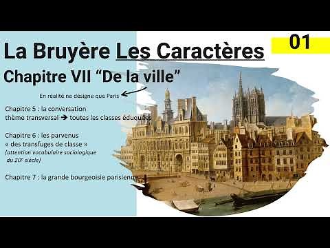 La Bruyère chapitre VII "de la ville"