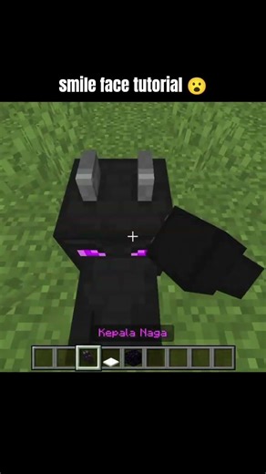 smile face tutorial 😮 #minecraft #mojang #smile