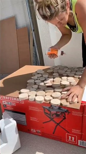 Some of you have asked how to make the wood piece we have inside our faux mantel in our loft, super