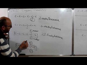 AES Chemistry Channel: 2,2,3-trimethylhexane (nomenclature practice)