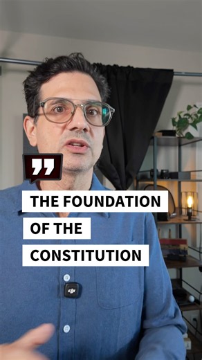 The foundation of the constitution