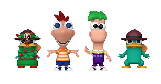 New Phineas and Ferb Pop! Vinyl figures incoming from Funko