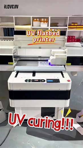 UV curing is amazing—it's fast and produces great colors. #uvcuring #digitalprinter #inkjetprinter #uvmachine #tech #logodesign