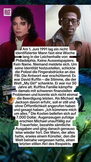 Als die Welt David Ruffin vergaß, zahlte Michael Jackson still seine letzte Ehre