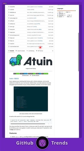 Atuin: Build Your OWN Shell History (Free) 🤯 #Shorts