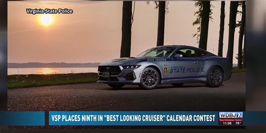 Virginia State Police Places Ninth in "Best Looking Cruiser" Calendar Contest