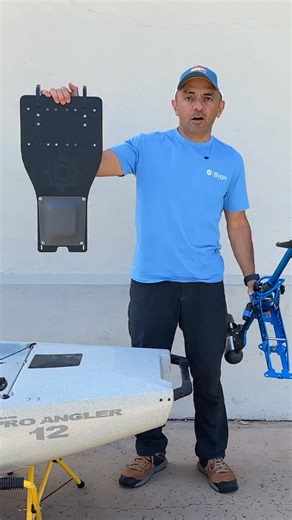 Meet the new Bixpy Pro Angler Triple Mount Plate — designed specifically for the Hobie Pro Angler series. 🚤⚡ This plate gives you three mounting inserts, so you can set up your kayak exactly how you want: * Mount a Bixpy K-1 or N-3 Motor in the center position * Or run a motor anchor device (like a Power Pole Micro) side by side Built for anglers who demand performance and flexibility, the Triple Mount Plate keeps everything straight, strong, and secure — giving you the freedom to fish longer a