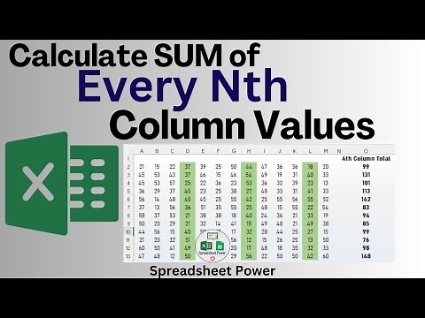 Calculate SUM of Every Nth Sequence of Columns