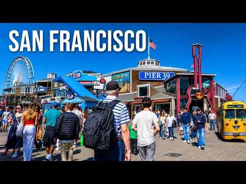 SAN FRANCISCO at Its Most Alive | Fisherman’s Wharf & Pier 39 Walking Tour 4K