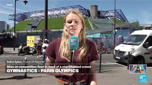 Paris Olympics: Simone Biles on gymnastics competition floor