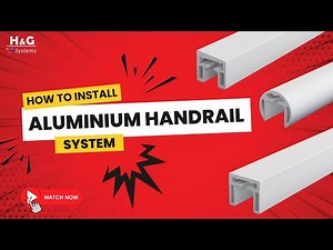 Aluminium handrail System (Installation Guide)