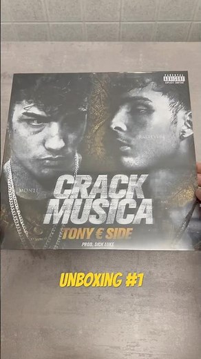 Crack Musica - Tony Effe & Side Baby #tonyeffe #sidebaby #darkpologang #vinyl #trap #musica