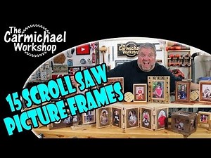 Make 15 Picture Frames with a Scroll Saw!
