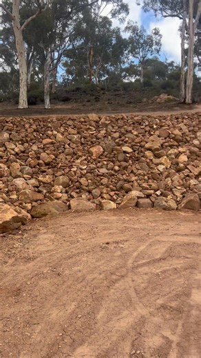 Stone Pitching - Retaining Wall. | WacWil Landscaping and Earthworks Pty Ltd