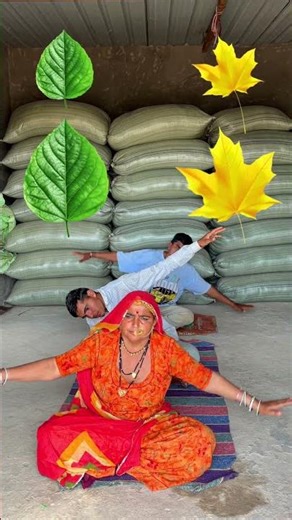 Hara patta ☘️ pila patta 🍁 #shortsfeed #viral #bhikhiactor #trending #youtubeshorts