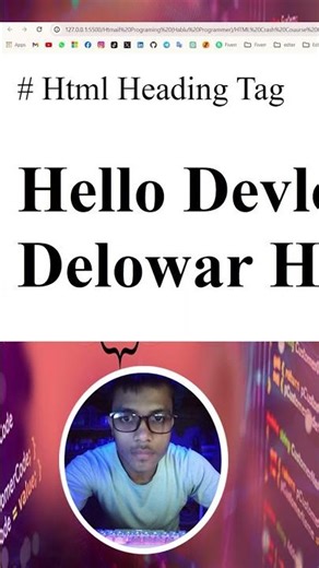 HTML Tutorial #05 Html Heading Tag | Introduction to HTML | Beginner Guide