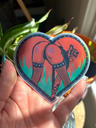 Pole Dancer Flame Sticker - Etsy