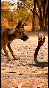 Wild Dog vs Cobra: Survival Instincts. #WildDogVsCobra #SurvivalClash #NatureDocumentary #wildlife #animals | Wild Nature Clips