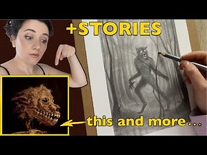 How to draw a WEREWOLF unintentional ASMR