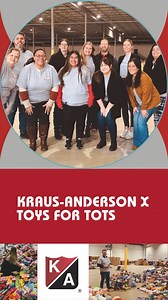 19 reactions | We had a blast helping Marine Toys for Tots Foundation this year! KA employees donated a basket truck of toys and 32 KA Has Heart volunteers sorted 1,000+ donations at the Toys for Tots warehouse. Thanks for having us, and thank you to everyone who participated! #givingbacktothecommunity #donations #volunteering #toysfortots #toysforkids #toydrive #holidayseason #HolidayGiving | Kraus-Anderson | Facebook