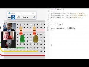 Construye un semáforo con Arduino (Tinkercad)