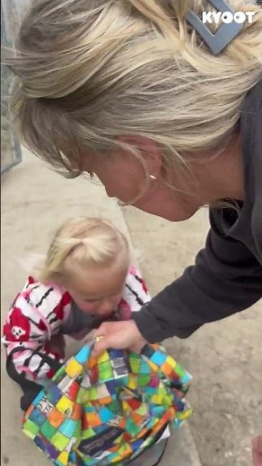 My daughter won't stop doing this... 👀 #kids #cats #parenting #funny #shorts