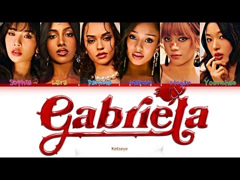 KATSEYE Gabriela Lyrics (Color Coded Lyrics)