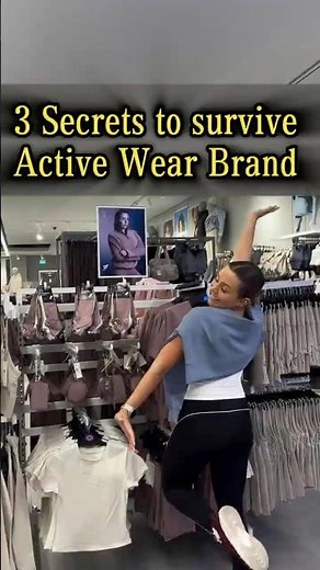 3 secrets to survive in the Active wear markets