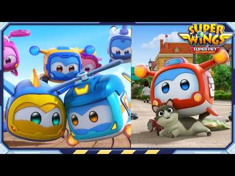 Superwings | S7 Highlight | Panda Monium and more | Super Pet Adventures | Ep.1~20
