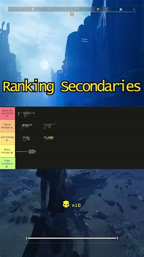 Which Secondary Weapon Is Actually Broken #ranking #weapons