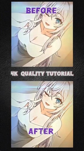 😵No blur 4k quality in inshot 🚀 #trending #viral #inshot