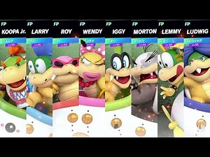 【第1試合】同類戦 スマブラSP amiibo 対戦 クッパジュニアとクッパ七人衆 【8人対戦】