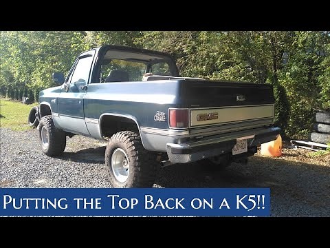 K5 Chevy Blazer GMC Jimmy Top Removal