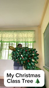 instant christmas tree for my classroom🎄 | Mhiz Salie