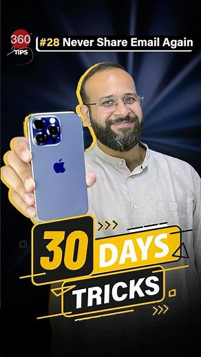 Secret email in your iPhone | Day 28 of 30 days 30 iPhone tricks #technology #cloud