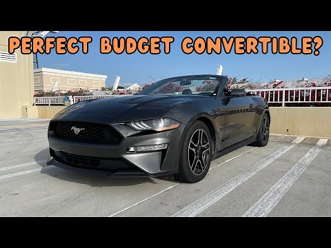 2020 Ford Mustang EcoBoost Premium Convertible Review!