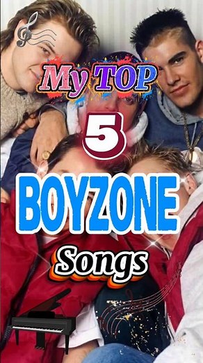 Top 5 Boyzone Songs of All Time❤️Boyzone’s Greatest Hits – My Top 5 Picks! 🎤 #top5 #boyzone #boyband