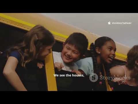 The Big Yellow Bus Song! 🚌 School Bus Ride Adventure for Kids | Hala Rhymes