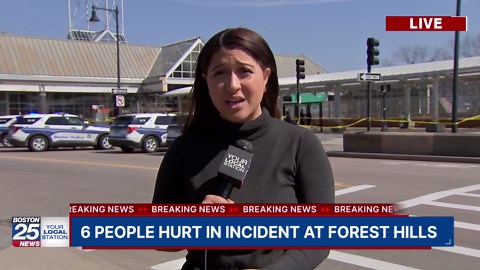 6 hospitalized, massive police response after incident at Boston MBTA station