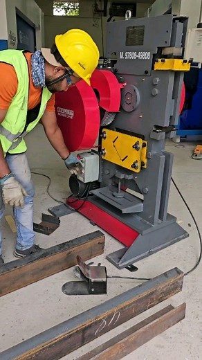 Multi purpose angle and channel cutting machine #ironworker #mechanical #fabrication #construction #civilengineering | Kwality Machinery Export