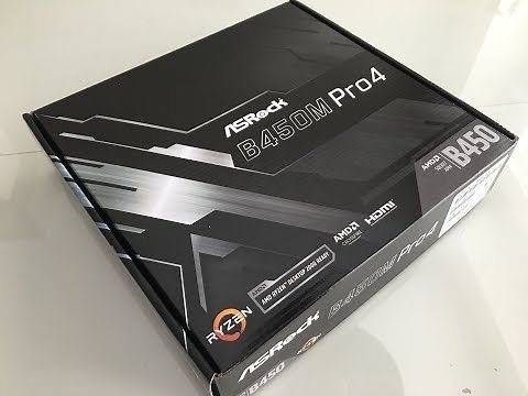 ✅ASRock B450M Pro4 Micro ATX Motherboard Review