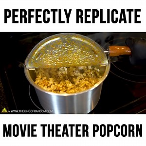 Today we're making popcorn that is so similar to movie theater popcorn that it might actually be better! | The King of Random