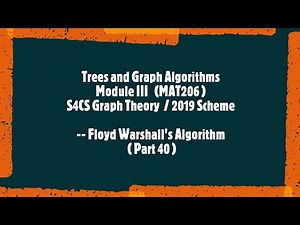 #MAT206 #WARSHALLS ALGORITHM#S4CS #S1MCA#CLOSURE OF RELATIONS#KTU#2019 SCHEME#SHORTEST PATH