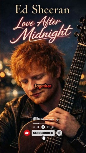 Ed Sheeran - Love After Midnight 🎶🎸 (Lyrics) #edsheeran #shorts