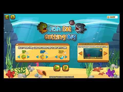 Fish Eat Getting Big (HTML5 Game) Gameplay