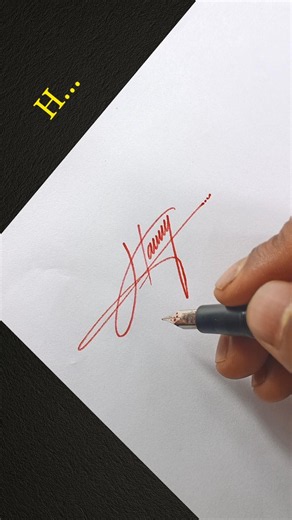 Best H Signature Design ✍️ | Easy & Professional Signature Tutorial #Shorts