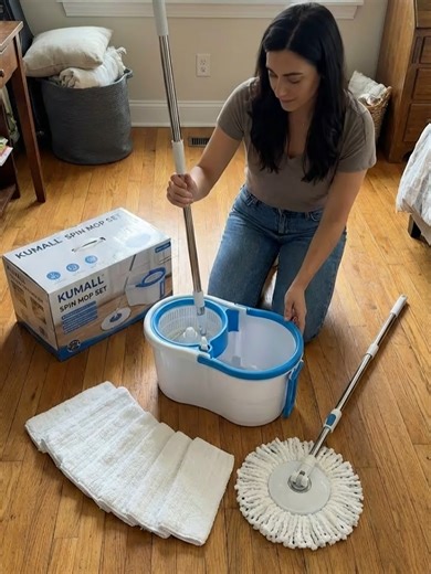 ถูบ้านง่ายเหมือนเสก! ไม้ถูพื้น KUMALL ครบจบในชุดเดียว ต้องมีติดบ้านแล้วนะคะ! #ไม้ถูพื้น #ของใช้ในบ้าน #ทำความสะอาด #แม่บ้าน #สินค้าแนะนำ