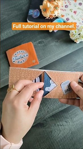 🤑Easiest Origami Paper Wallet Just One Sheet | DIY Wallet #diy #craft #origami #paperwallet #shorts