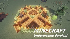 Underground Survival Base (Tutorial) Minecraft Map
