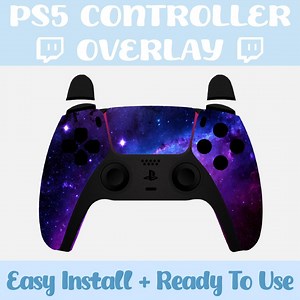 Galaxy Controller Overlay for OBS | Twitch/youtube | Instant Download - Etsy